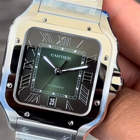 cartier santos 2024|cartier santos xl diamond watch.